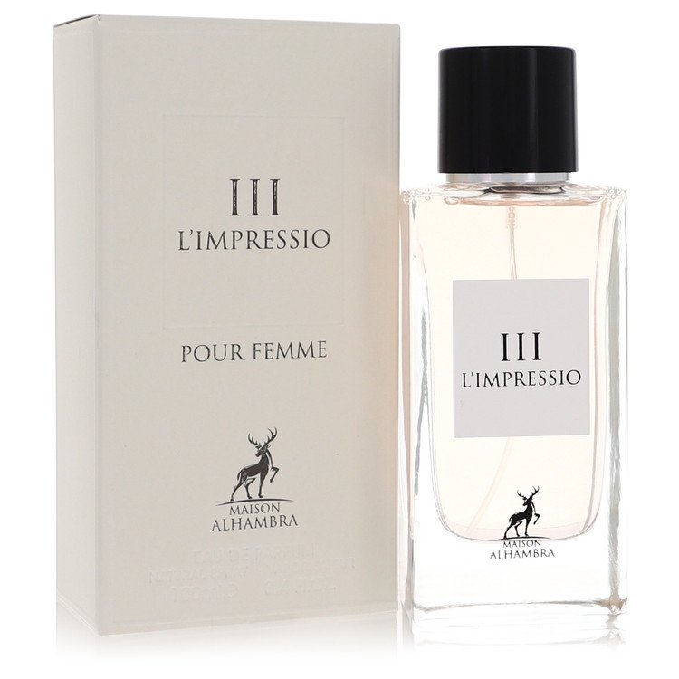 3255969_3fd975d370f0b41b2961dff752ad0871 Maison Alhambra Iii Limpressio Pour Femme Eau De Parfum Spray 100 ml for Women - Image 1