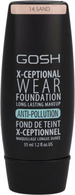 Gosh - X-Ceptional Wear Foundation Long Lasting Makeup długotrwały podkład do twarzy 14 Sand 35ml - Image 2