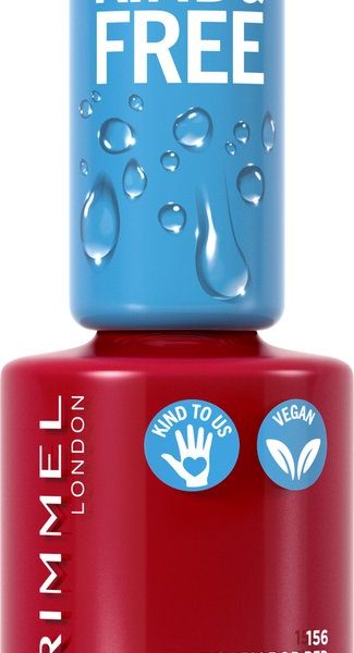 London Kind & Free Nail Polish By Rimmel #156-poppy Pop Red