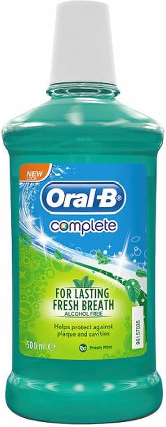 327x840-210 Complete Mouthwash Fresh Mint By Oral-b 500 Ml - Image 1