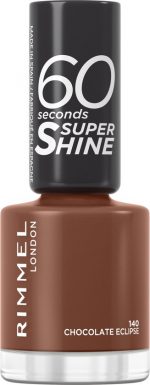 Rimmel 60 Seconds Super Shine Nagellak - 140 Chocolate Eclipse - Image 7