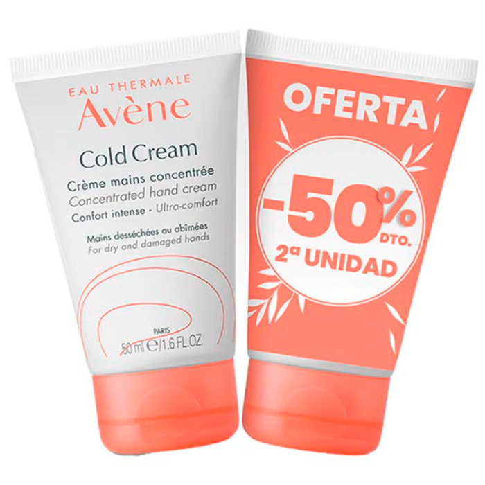 3282779370028 Avene cold cream red 2x50ml - Image 1