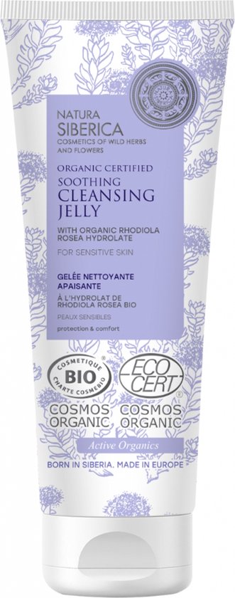 331x840-140 Natura Siberica Protection & Comfort Kalmerende Reinigingsgel Bio 140 ml - Image 1