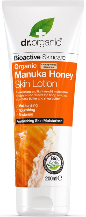 332x840-106 Dr. Organic Manuka Honing Huidlotion 200 ml - Image 1