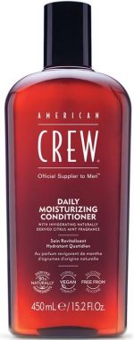 American Crew Daily Moisturising Conditioner, Vegan & Silicone Free (450ml) to Hydrate & Nourish, for Normal & Dry Hair, Formulated for Men