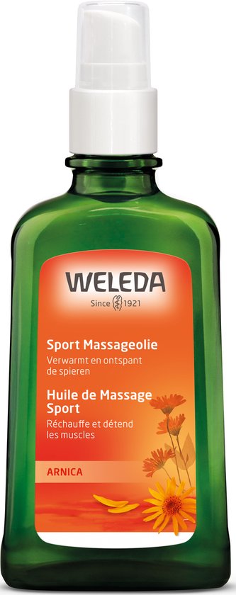 333x840-8 WELEDA - Sport Massageolie - Arnica - 100ml - 100% natuurlijk - Image 1