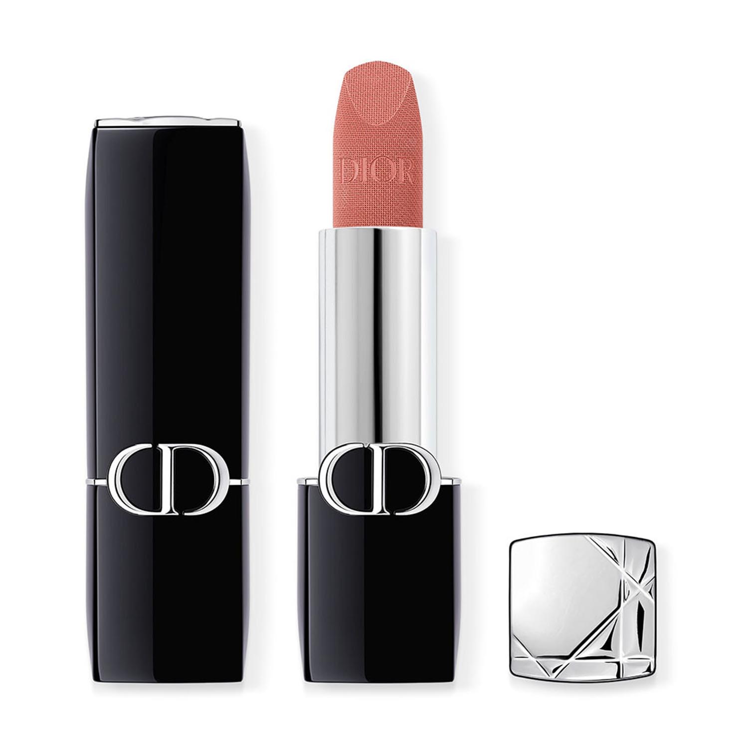 3348901658409 Dior Rouge Dior Barra De Labios 100 Nude Look Velvet 30ml - Image 1
