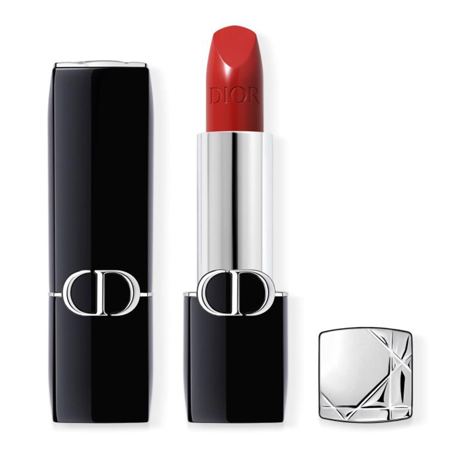 3348901658959 Dior Rouge Dior Barra De Labios 743 Rouge Zinnia Satin 30ml - Image 1