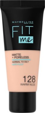 Maybelline Fit Me Matte Poreless Foundation 128 Warm
