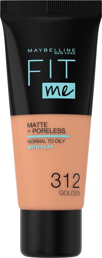 334x840-27 Maybelline Fit Me Matte + Poreless Foundation 312 Golden 30ml - Image 1