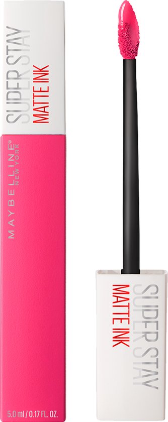 334x840-45 Maybelline New York - SuperStay Matte Ink Lipstick - 30 Romantic - Roze - Matte, Langhoudende Lippenstift - 5 ml - Image 1