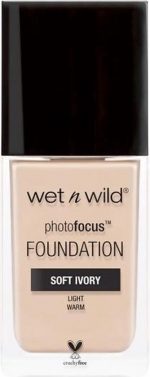 Wet n Wild - Photo Focus Foundation Fond De Teint - Makeup 30 ml Soft Ivory - Image 3