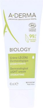A-DERMA Biology Hydrating Dermatological Light Cream Organic 40ml