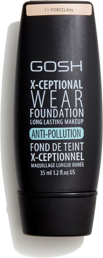 336x840-147 Gosh X-ceptional Wear Foundation Long Lasting Makeup #11-porcelai 35 Ml - Image 1