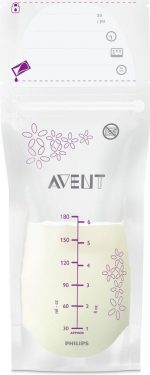 Philips Avent SCF603/25 - Bewaarzakken voor moedermelk - 25 zakken - 180 ml