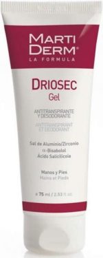 Martiderm Driosec Gel Deodorant For Hands And Feet 75ml - Image 2