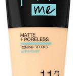 Maybelline New York - Fit Me Matte + Poreless Foundation - 112 Soft Beige - Medium Dekkende Foundation met Matte Finish voor de Normale tot Vette Huid - 30 ml