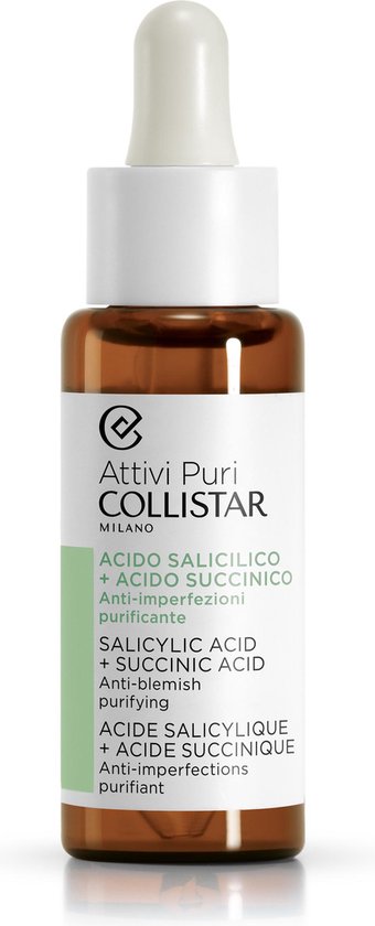 340x840-58 Collistar Salicylic Acid + Succinic Acid Anti-Blemish Purifying Gezichtsserum 30 ml Vrouwen - Image 1