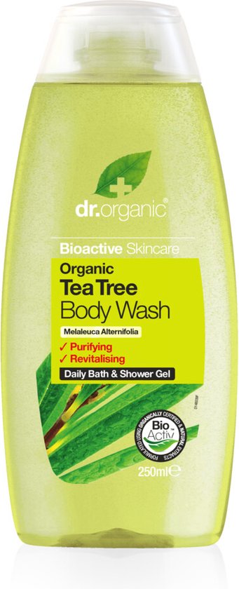 341x840-128 Dr. Organic Tea Tree Body Wash 250 ml - Image 1