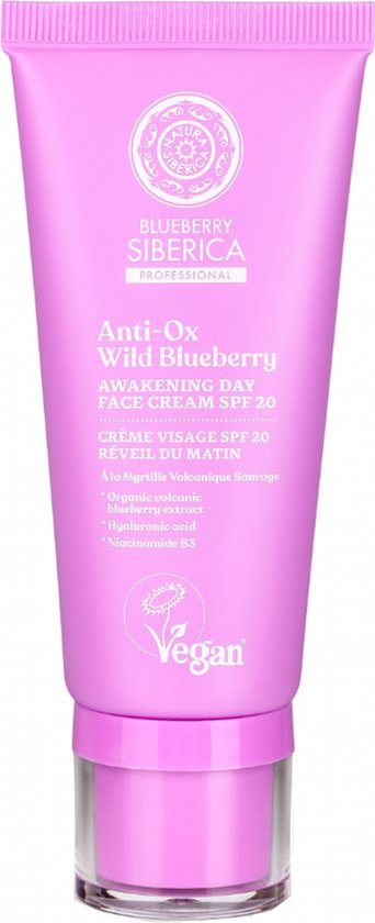 342x840-112 Natura Siberica Blueberry Siberica Morning Wake-up Gezichtscrème SPF20 50 ml - Image 1