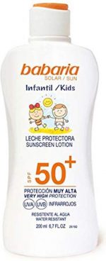 Babaria Sun Kids Sunscreen Lotion Water Resistant Spf50 200ml