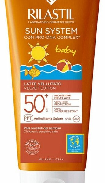 Zonnemelk voor kinderen Rilastil Sun System Spf 50+ (200 ml)