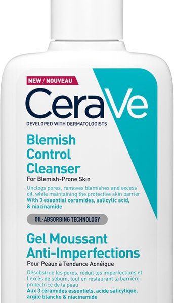 CeraVe Anti-Onzuiverheden Reinigingsgel - voor een Onzuivere Huid met Neiging tot Acne - met 2% Salicylzuur - 236ml