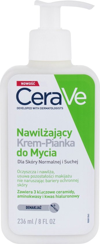 346x840-97 Hydrating Cream-to-foam Cleanser For Normal To Dry Skin By Cerave 236 Ml - Image 1