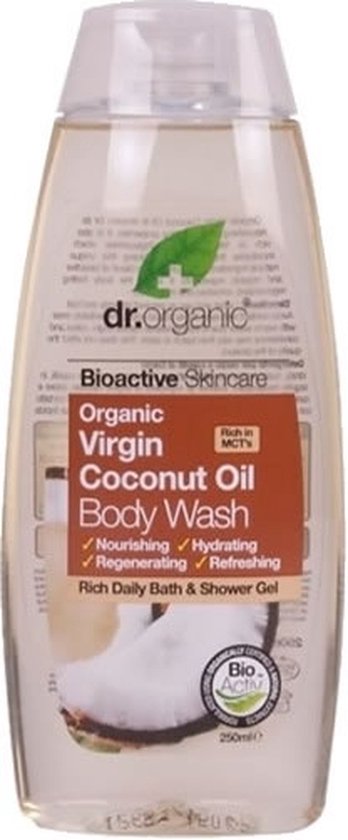 348x840-104 Dr Organic Virgin Coconut Oil Bath And Shower Gel 250ml - Image 1