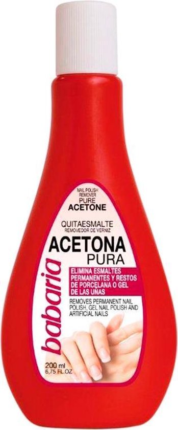 349x840-52 Babaria Babaria Quitaesmalte Acetona Pura 200ml - Image 1