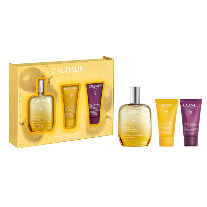 3522930028710 Caudalie Soleil Des Vignes Treatment Oil 50ml Set of 3 Pieces - Image 1