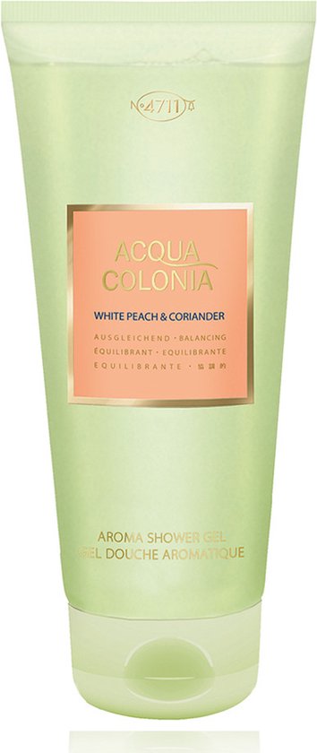 354x840-38 4711 - Acqua Colonia Balancing White Peach & Coriander Shower Gel - 200 ml - Dames douchegel - Image 1