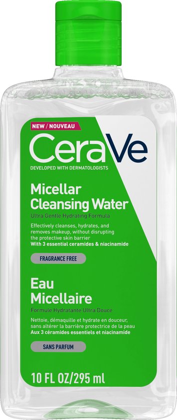 355x840-135 Cerave Cleansers Cleansing Micellar Water 295ml Removes Dirt And Dead Skin Cells - Image 1