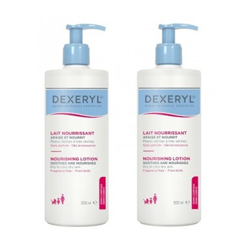 3573994008613 Dexeryl Duo Nourishing Lotion 2x 500 ml - Image 1