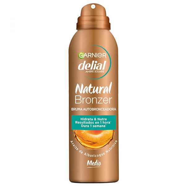Garnier Natural Bronzer Self-tanning Mist #medium By L'oreal 150 Ml