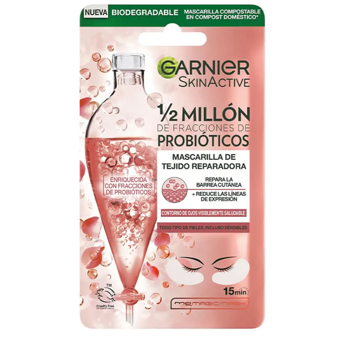3600542461771 Garnier Skinactive Mask Tissue Eye Repair X 2 Patches By L'oreal 1 Pcs - Image 1