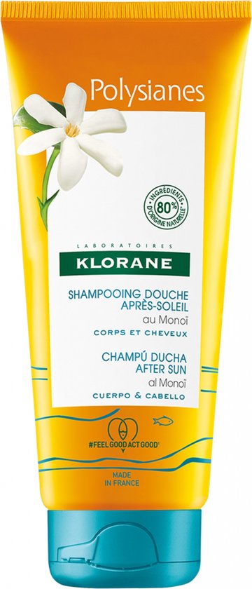360x840-65 Klorane Polysianes Monoï After-Sun Shower Shampoo 200 ml - Image 1