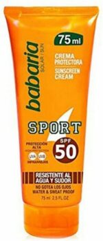 Lotion voor Sporters Solar Sport Waterproof Babaria Spf 50 (75 ml) - Image 3