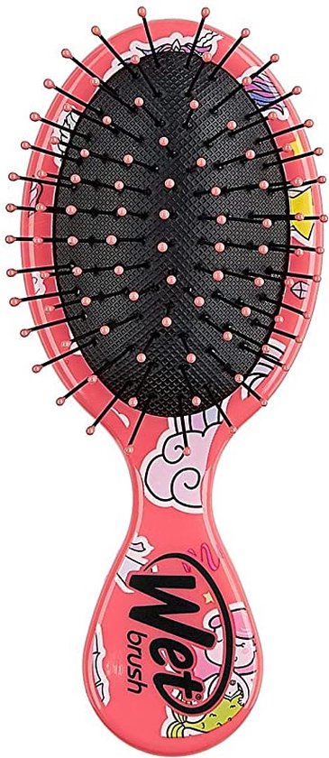 365x840-39 Wet Brush - mini haarborstel kids - Happy Hair - Roze - Image 1