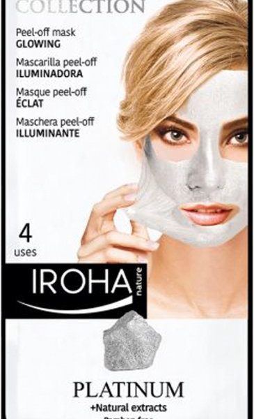 Gezichtsmasker Peel Off Platinum Iroha