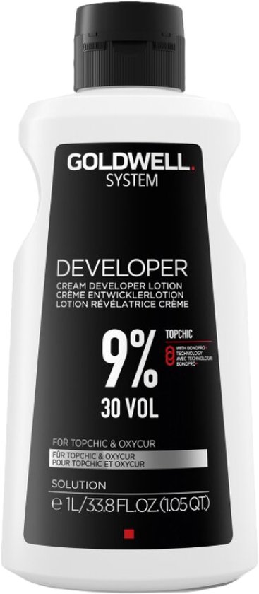 367x840-6 Goldwell - Topchic - Lotion 30 Vol (9%) - 1000 ml - Image 1