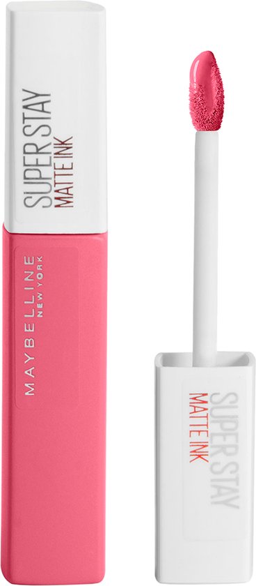 368x840-39 Maybelline New York - SuperStay Matte Ink Lipstick - 125 Inspirer - Roze - Matte, Langhoudende Lippenstift - 5 ml - Image 1