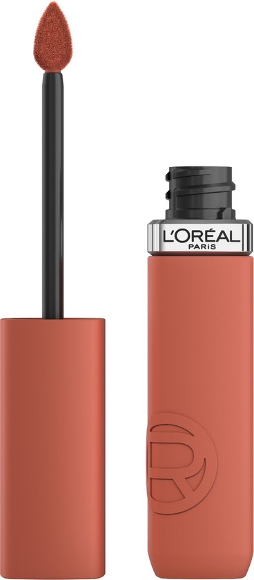 368x840-81 L'Oréal Paris Infaillible Matte Resistance lippenstift – Langhoudende Vloeibare Lipstick met een matte finish Verrijkt met Hyaluronzuur - 115 Snooze Your Alarm - 5ml - Image 1