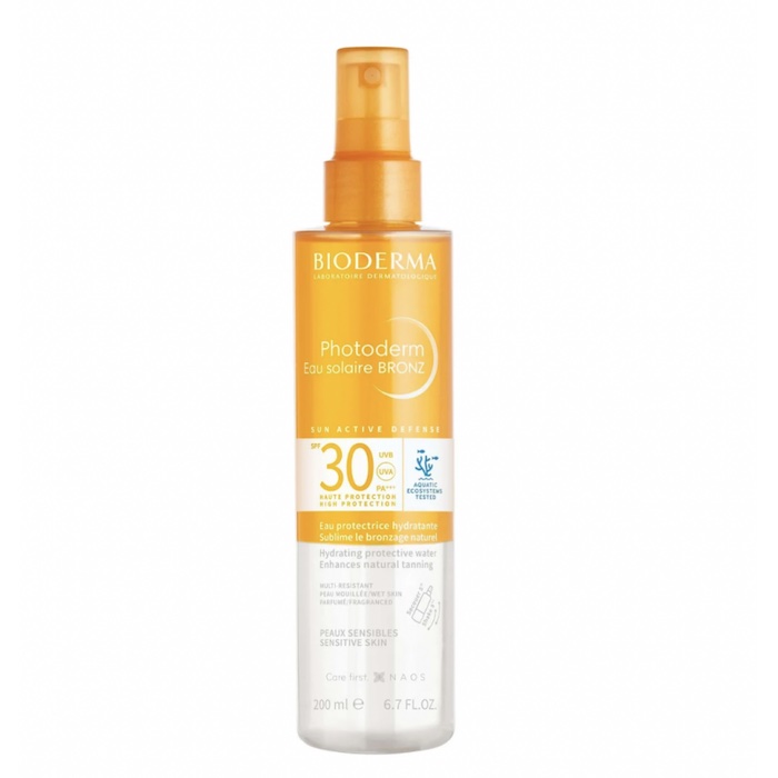 3701129807880 Bioderma Photoderm Eau Solaire Bronz Spf30 200ml - Image 1