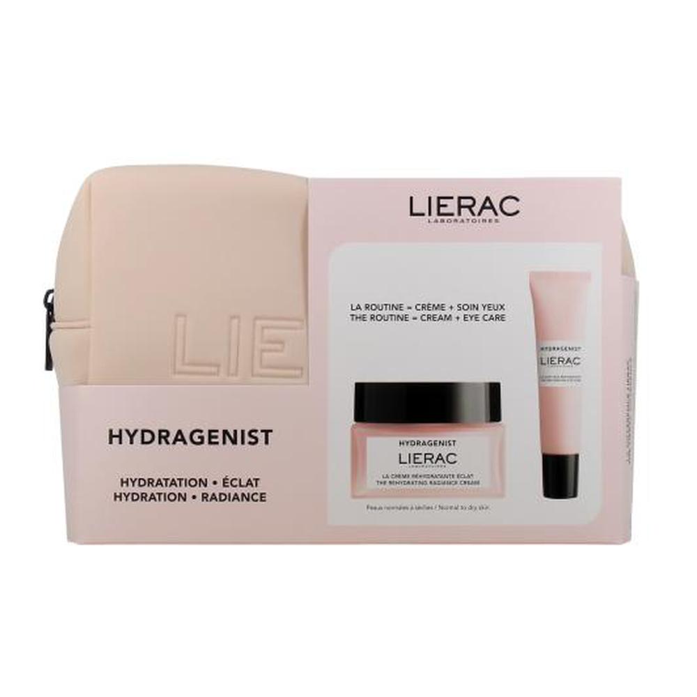 3701436924454 Lierac Hydragenist Moisturizing Radiance Cream 50ml Set 3 Pieces - Image 1