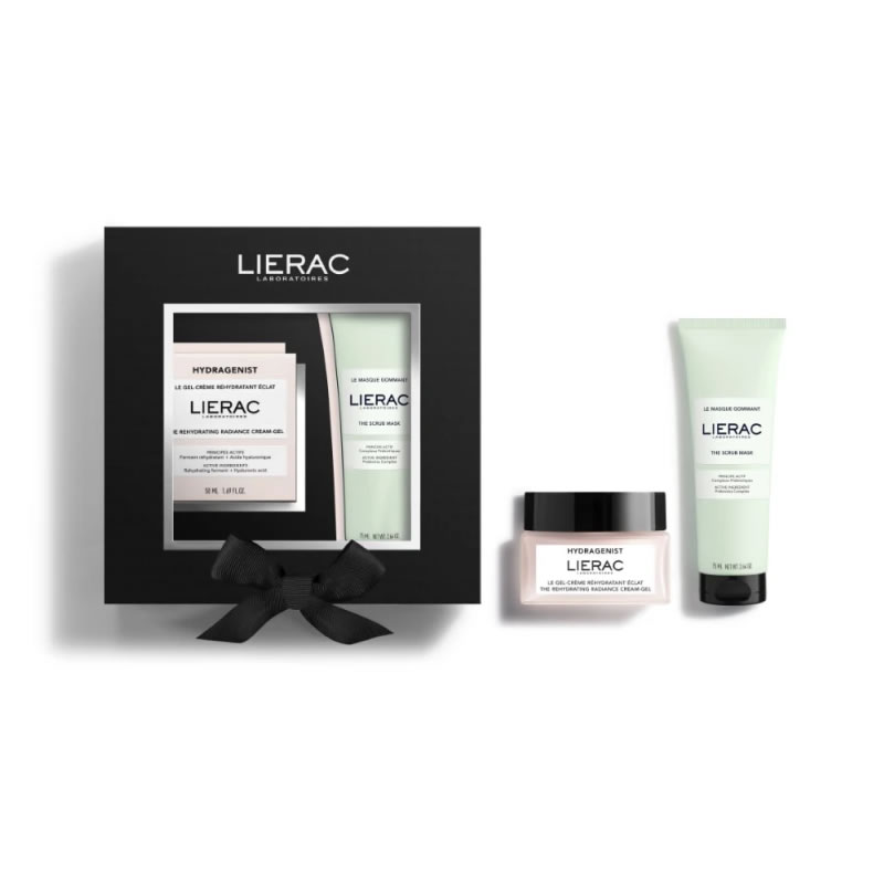 3701436927592 Lierac Hydragenist Moisturizing Gel-Cream Radiance Set 2 Pieces - Image 1