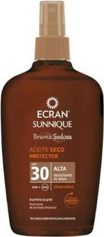 Zonnebrandolie Ecran Sunnique Broncea+ SPF 30 (100 ml) - Image 2