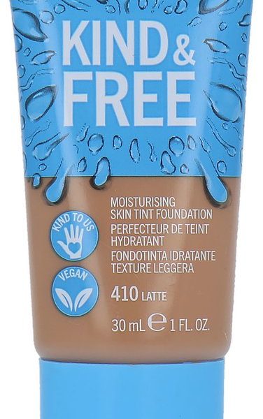 Rimmel London KIND & FREE Vegan Foundation 410 Latte