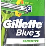 Gillette Blue 3 Sensitive - 5 stuks - Gevoelige Huid - Wegwerp Mesjes Voor Mannen