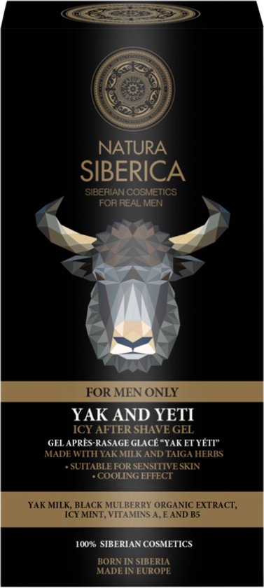 377x840-102 Natura Siberica Yak and Yeti Icy After Shave Gel, 150ml - Image 1